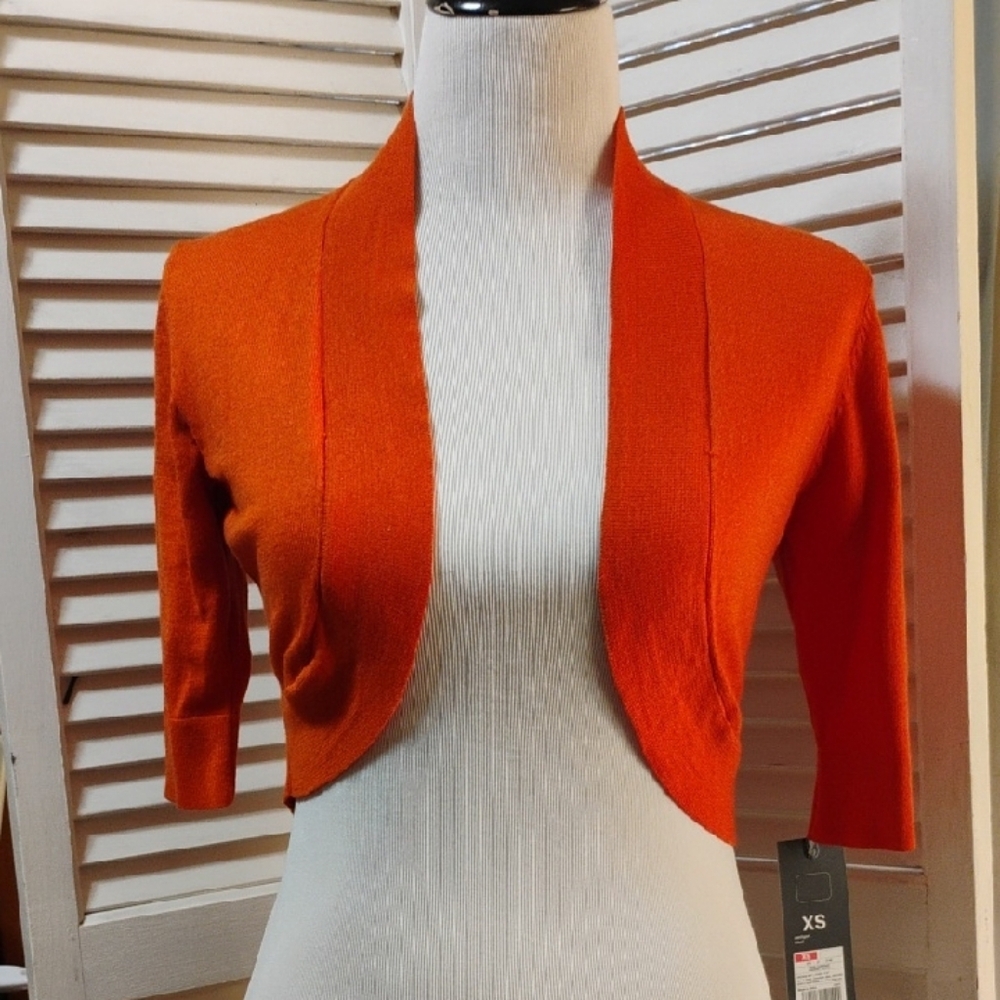 Mossimo Supply Co. Orange Women's Cardigan